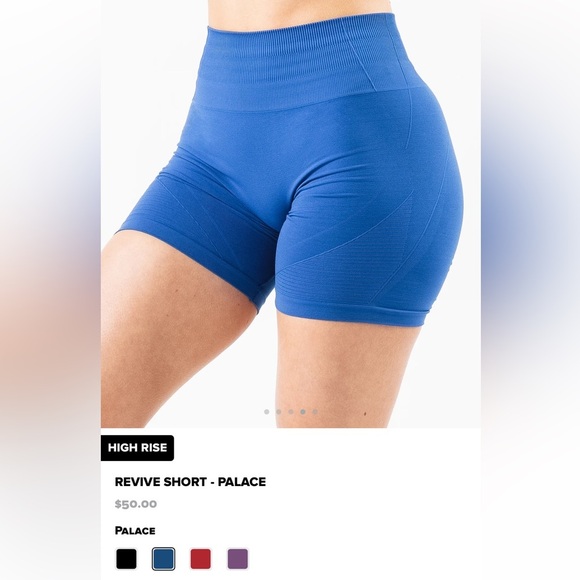 ALPHALETE Revive Shorts - Palace Blue - size small - Picture 9 of 9